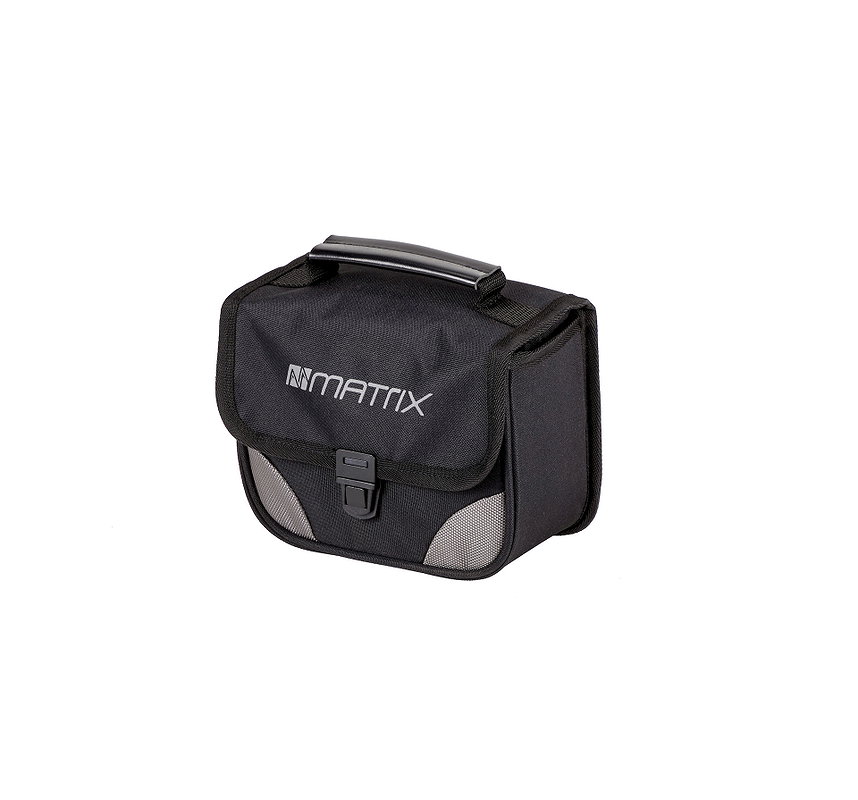 MATRIX Lenkertasche schwarz/silber