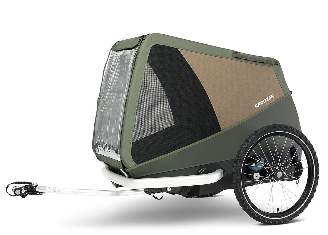 CROOZER Hundeanhaenger Dog Mikke moss green