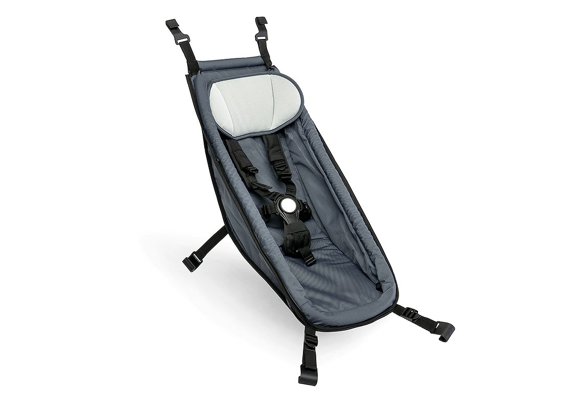 CROOZER Babyschale graphite blue
