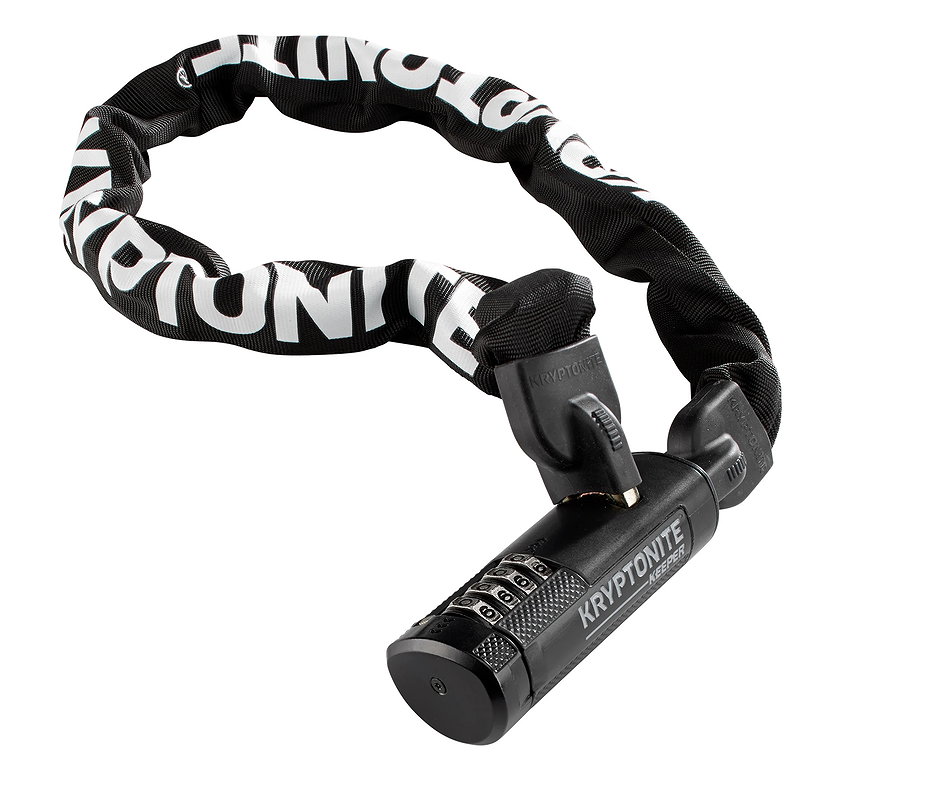 KRYPTONITE Kettenschloss Keeper 790 Combo I.C. 7 mm schwarz 90 cm