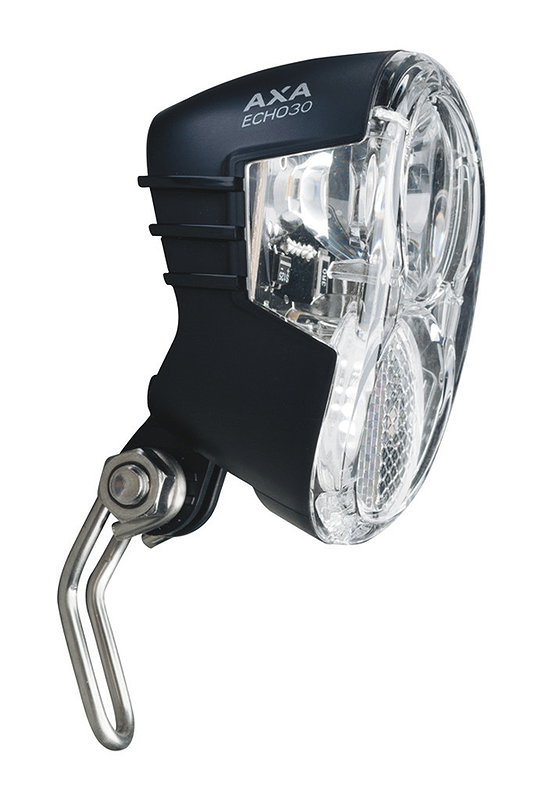 AXA Dynamo-LED-Scheinwerfer Echo 30 Switch schwarz 30 Lux  SB-Karte