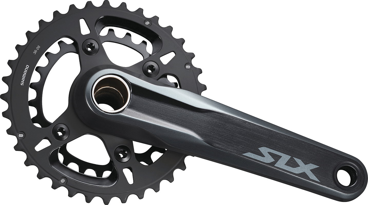 Shimano Kettenradgarnitur SLX FCM71002 Hollow. II 36x26 Zähne schwarz 175 mm IFCM71002EX66