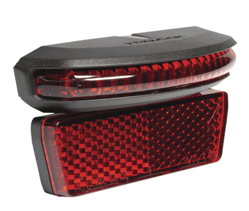 TRELOCK LED-Dynamorücklicht LS 655 COB Line Signal Gepäckträgermontage LS 655 Signal mit Bremslichtfu