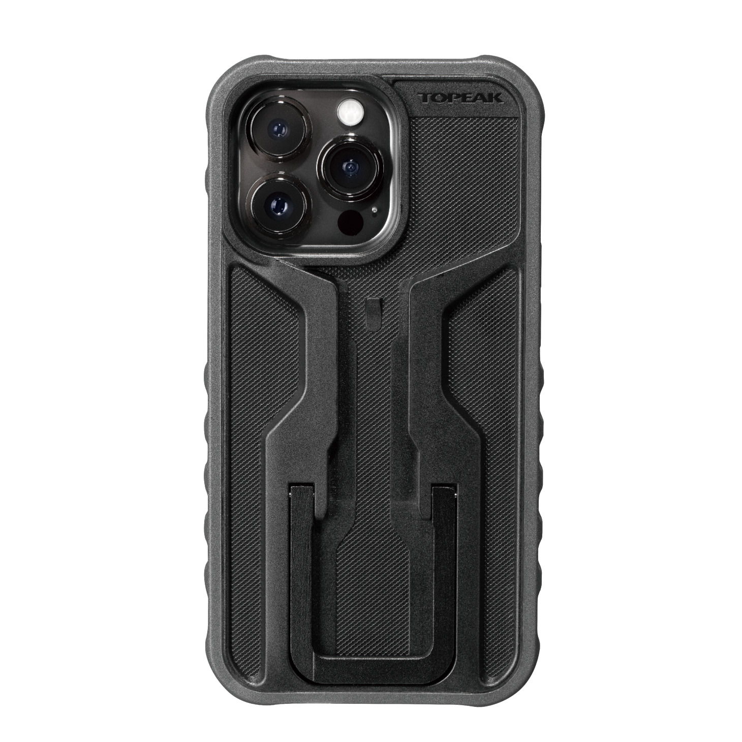Topeak RideCase für iPhone 14 Pro, Black/Gray + Halter