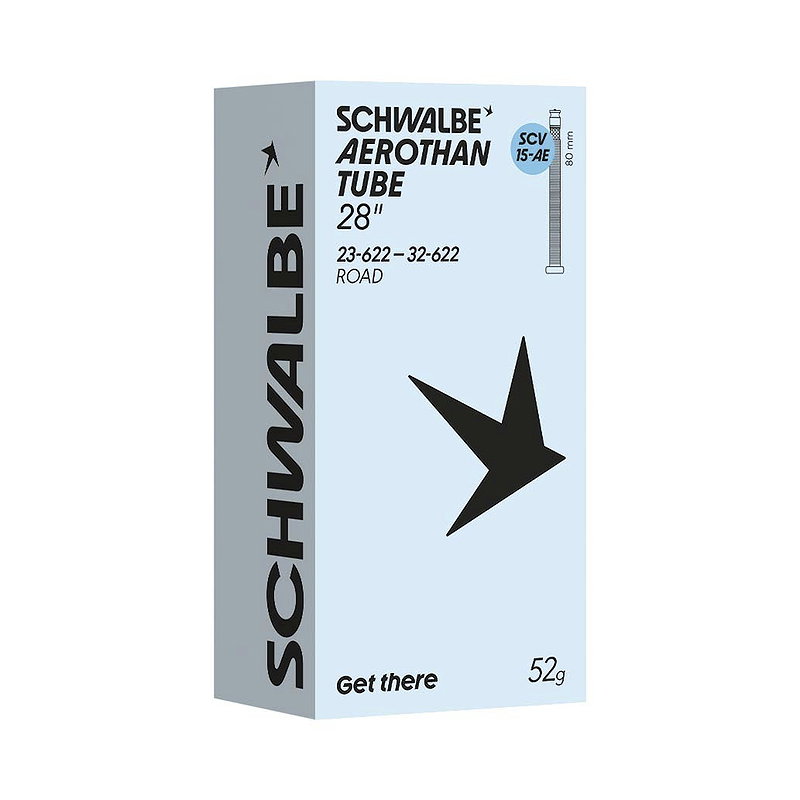 Schwalbe Fahrradschlauch Aerothan 28" SCV15-AE 80 mm 23/32-622