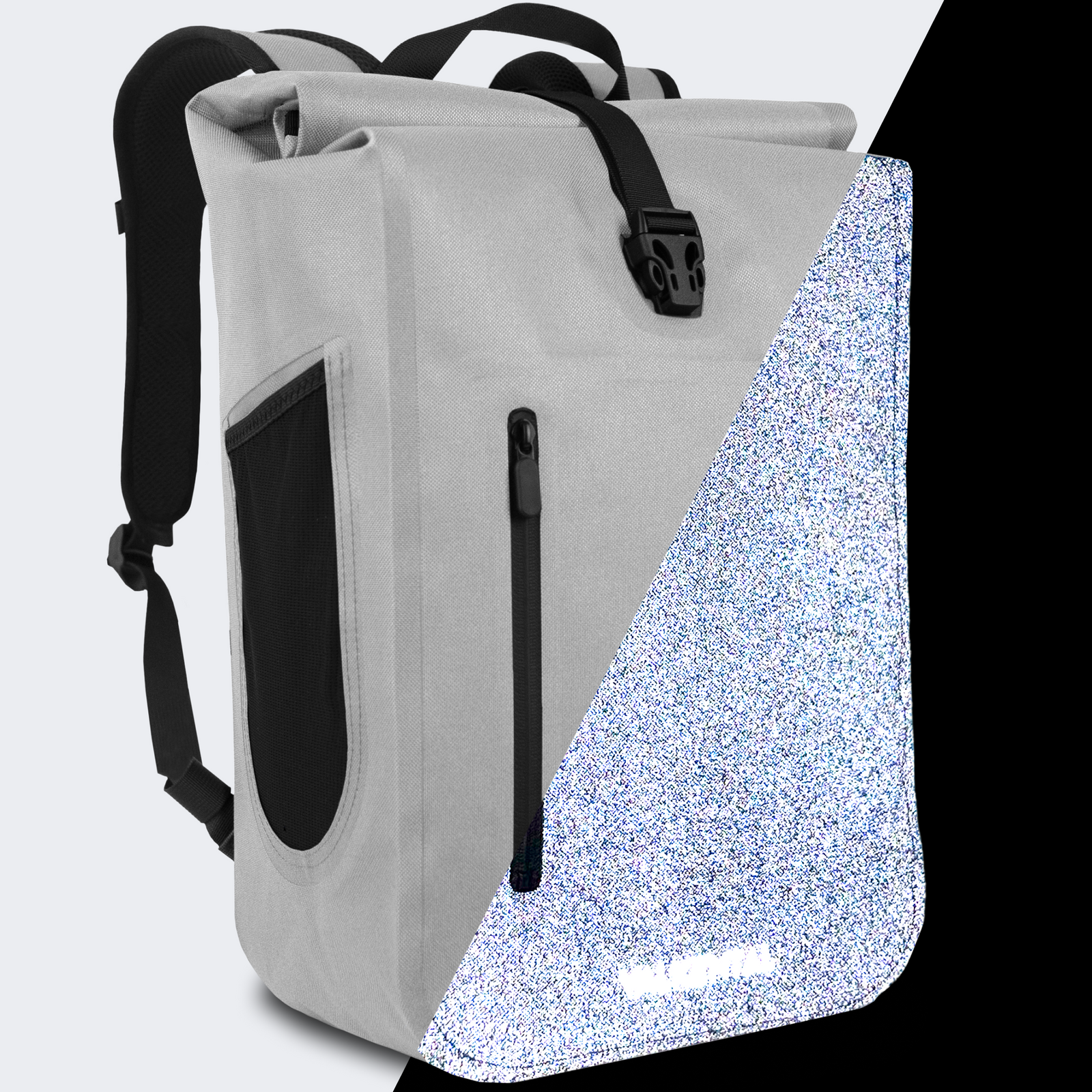 NEU: Waterproof Daily Backpack - Wasserdichter & vollreflektierender Rucksack mit top Organisation – Grey Reflective