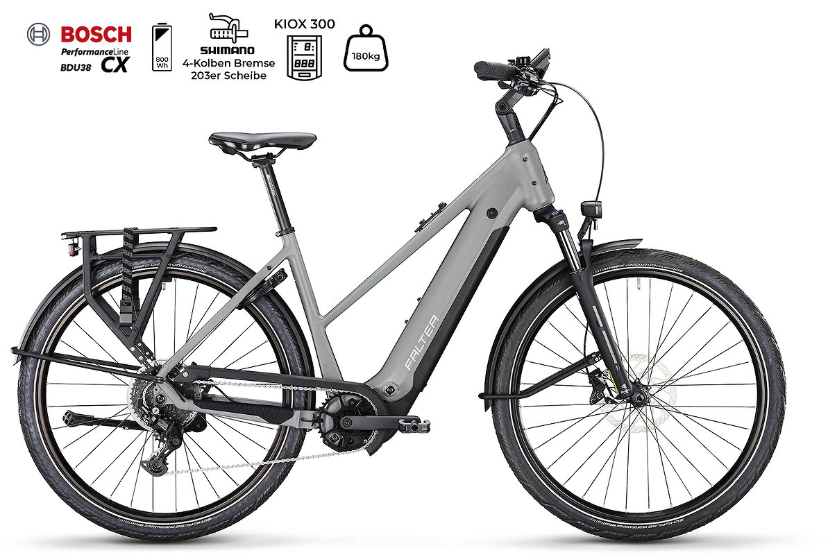 FALTER E 7.0 PLUS 800 Trapez 28" 45cm cool grey 2026