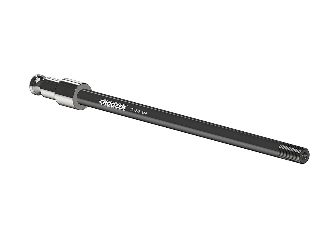 CROOZER Steckachs-Kupplung XL 12 x 1.5, 229 mm Nabenbreite 197 mm