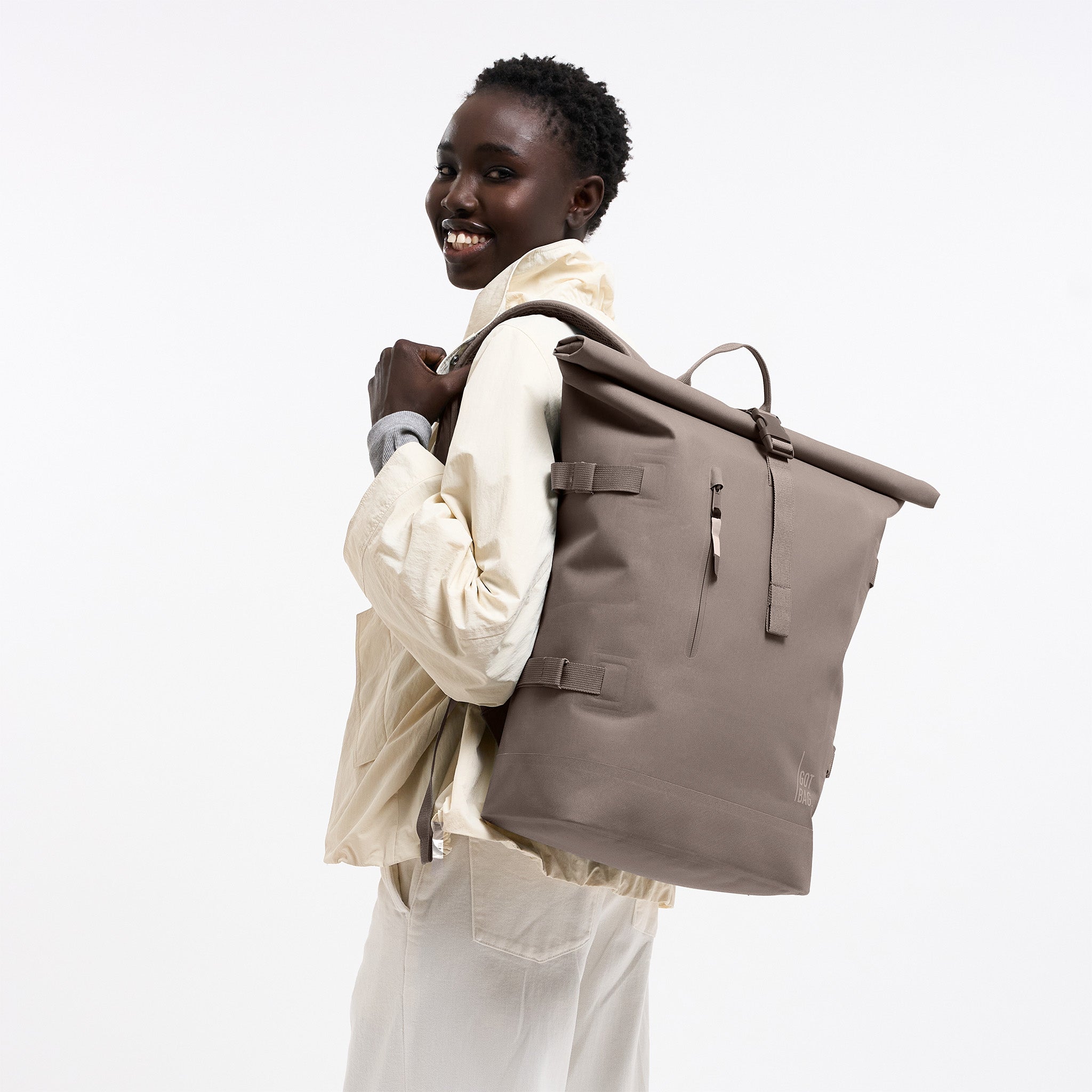 GOT BAG Rolltop 2.0 Monochrome Oyster