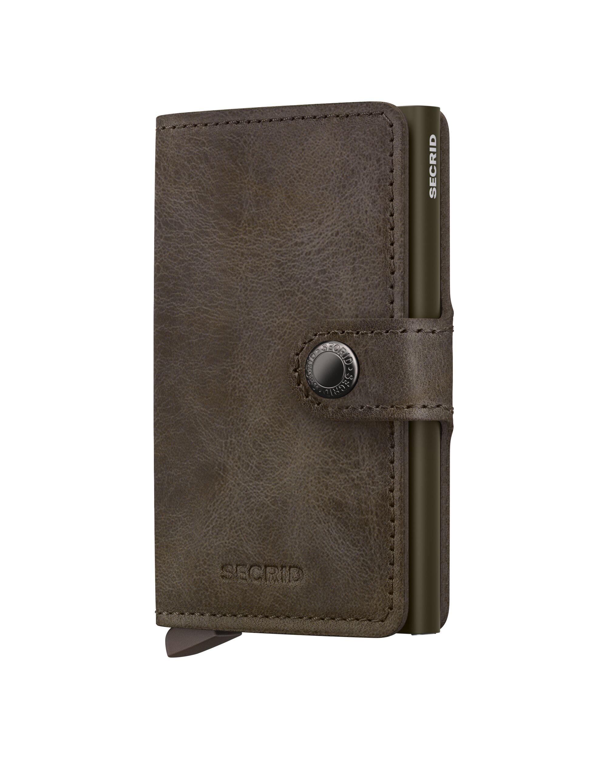 Secrid Miniwallet Vintage Oak – Vorderansicht
