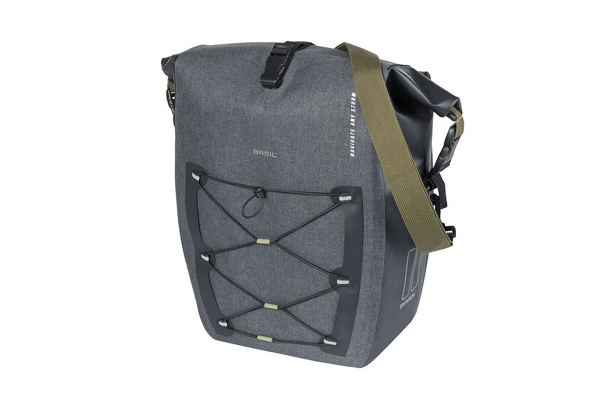 Basil Einzeltasche Navigator Storm  L schwarz