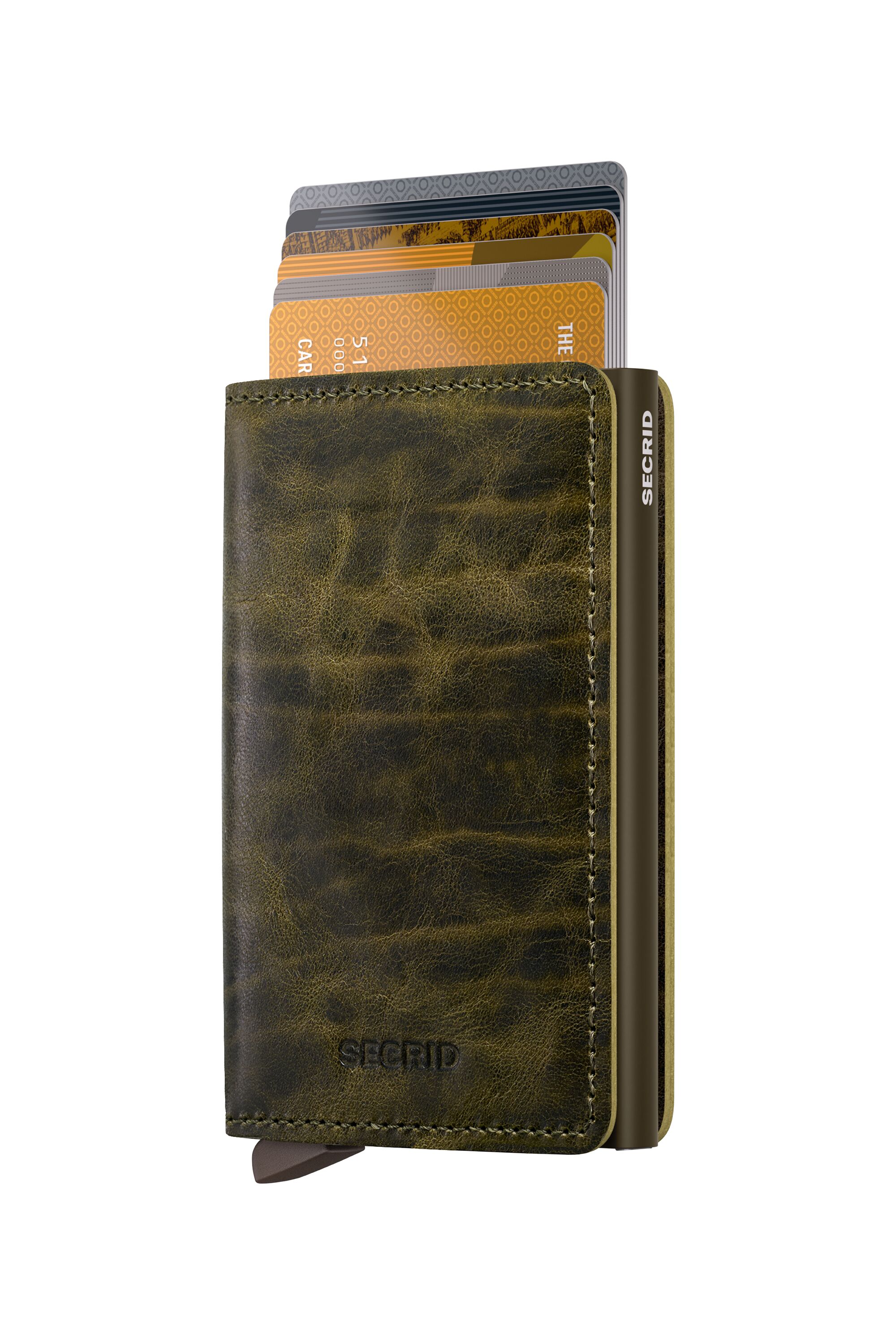 Secrid Slimwallet Dutch Martin Cedar – mit Karten