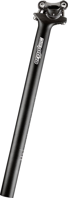 ergotec Patentsattelstütze Alu Skalar 27,2 mm schwarz-sandgestrahlt 400 mm