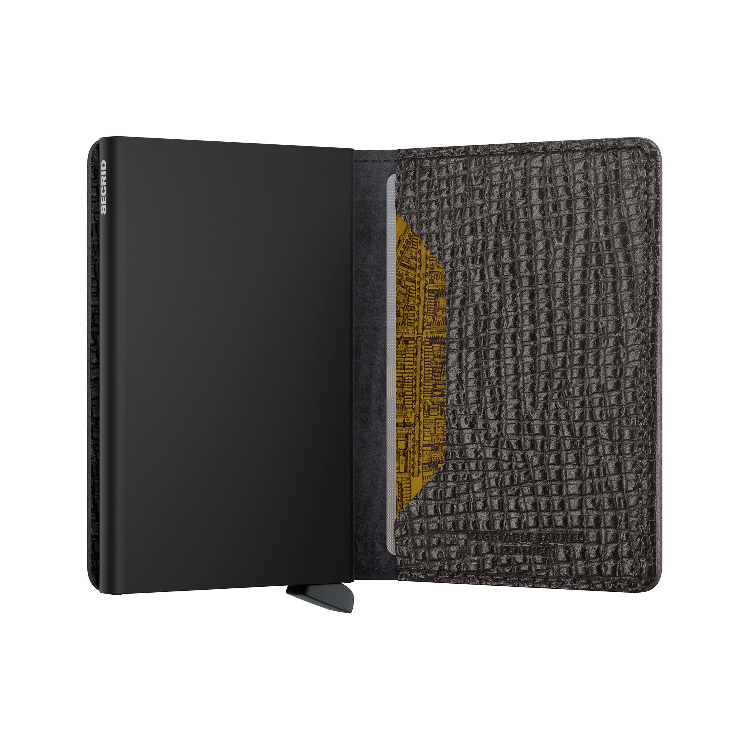Secrid Slimwallet Palmellato Brown – Schrägansicht