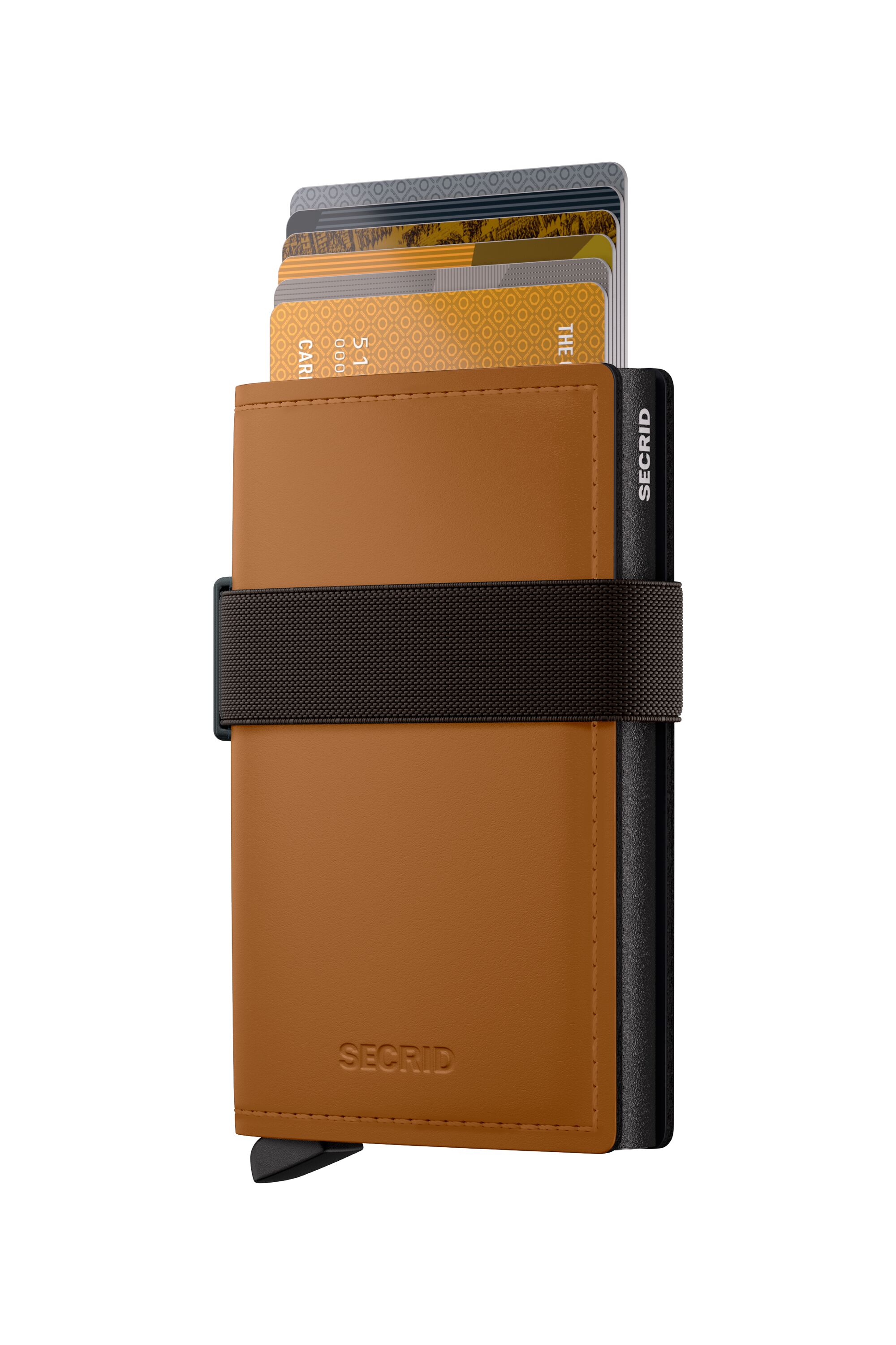 Secrid Bandwallet Matte Toffee – mit Karten