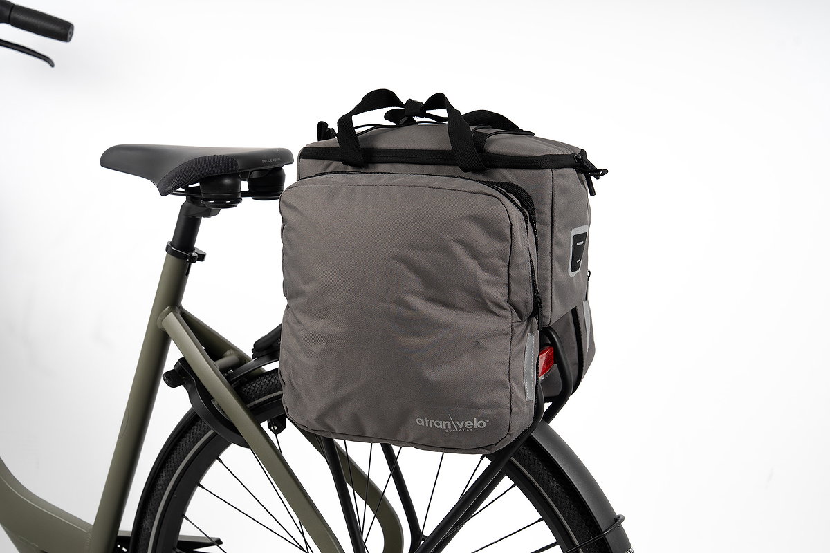 Atran Velo Gepäckträgertasche  ZAP Top Bag grau
