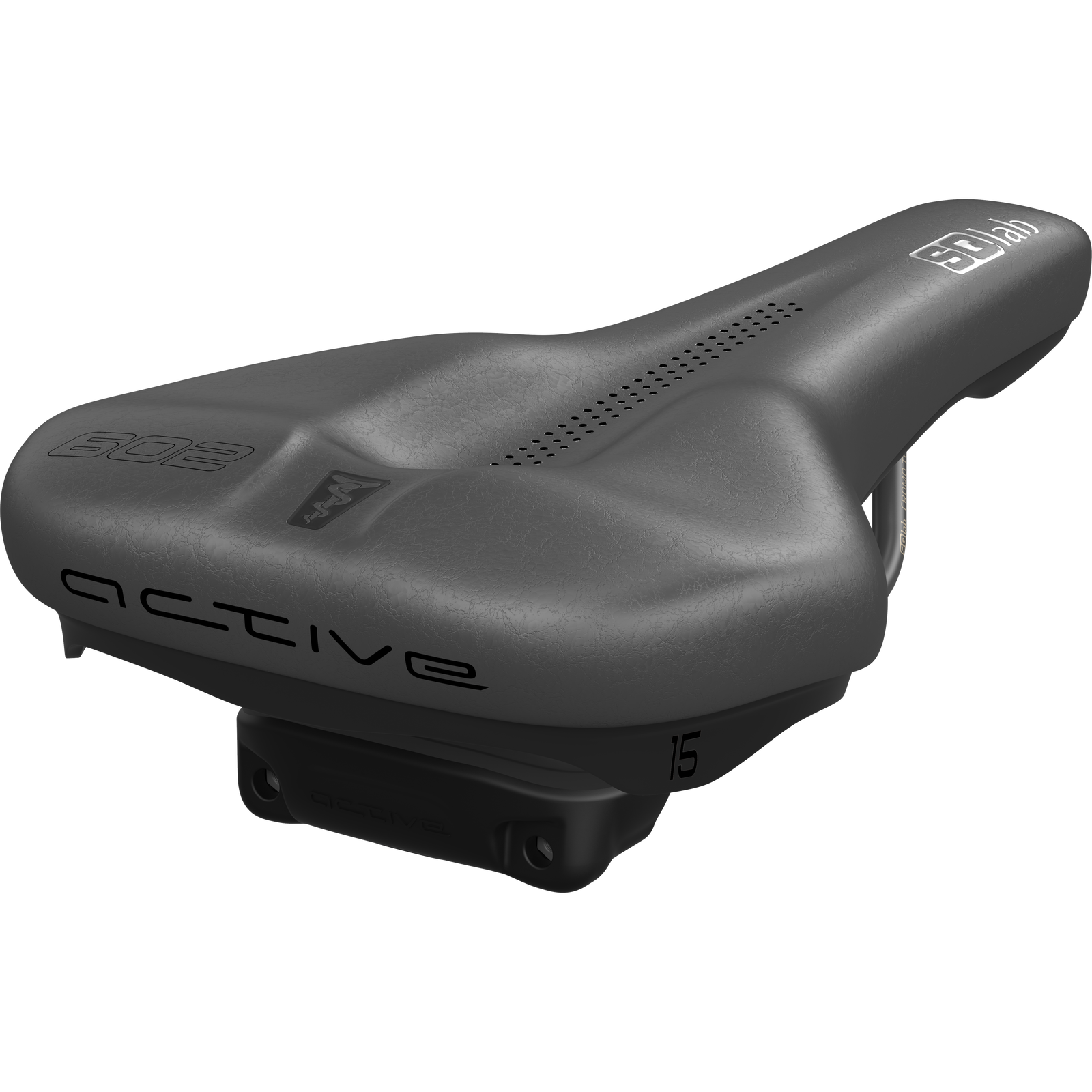 SQlab Trekking Sattel 602 Ergolux Active 2.1 – Ansicht schräg vorn