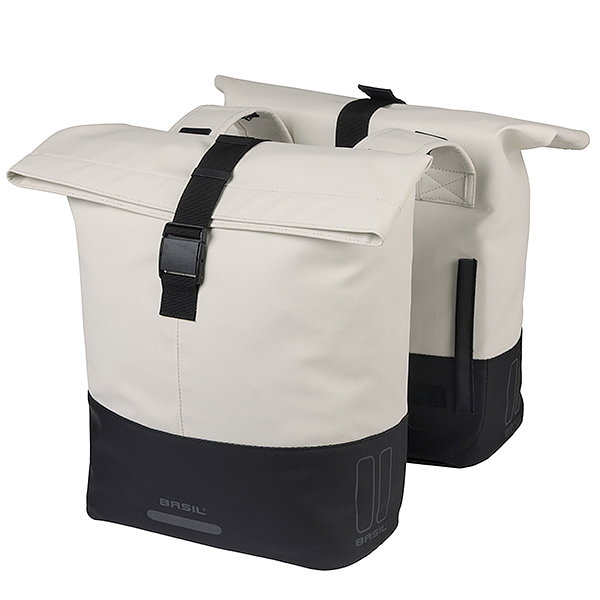 Basil Doppelpacktasche Cove creme/schwarz
