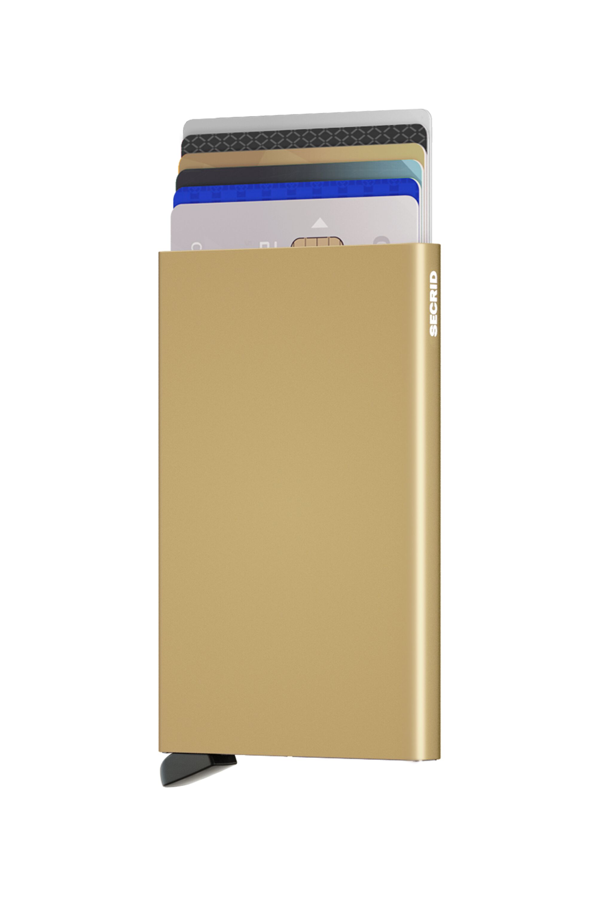 Secrid Cardprotector Gold – mit Karten