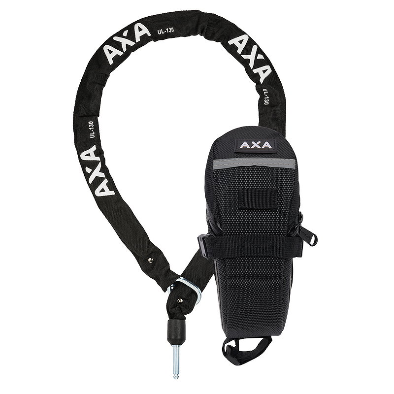 AXA Anschließkette ULC 130 mit Tasche 5,5 mm schwarz 130 cm
