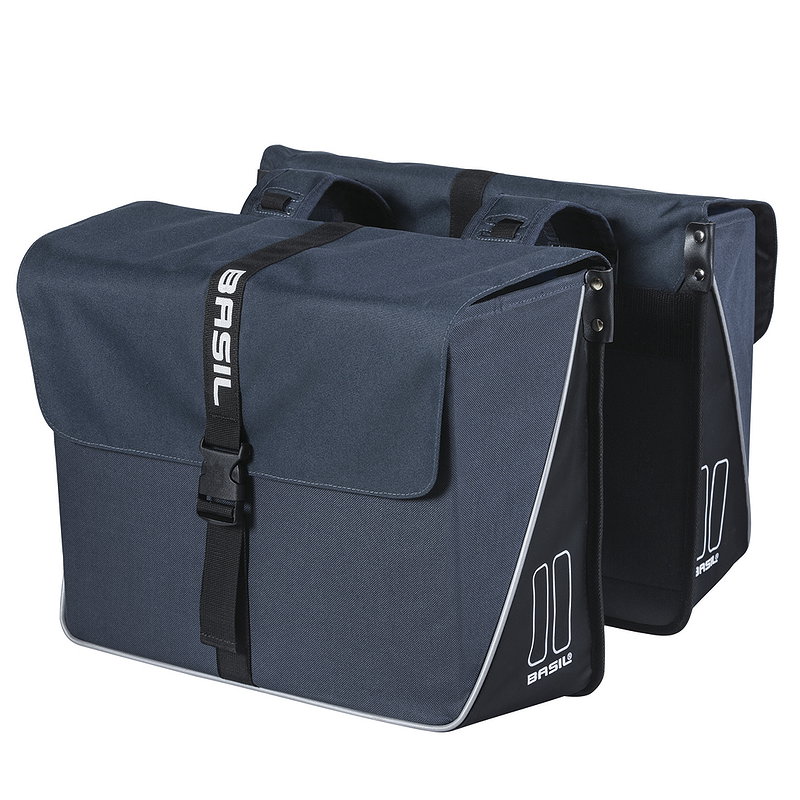 Basil Doppelpacktasche Forte blau/schwarz
