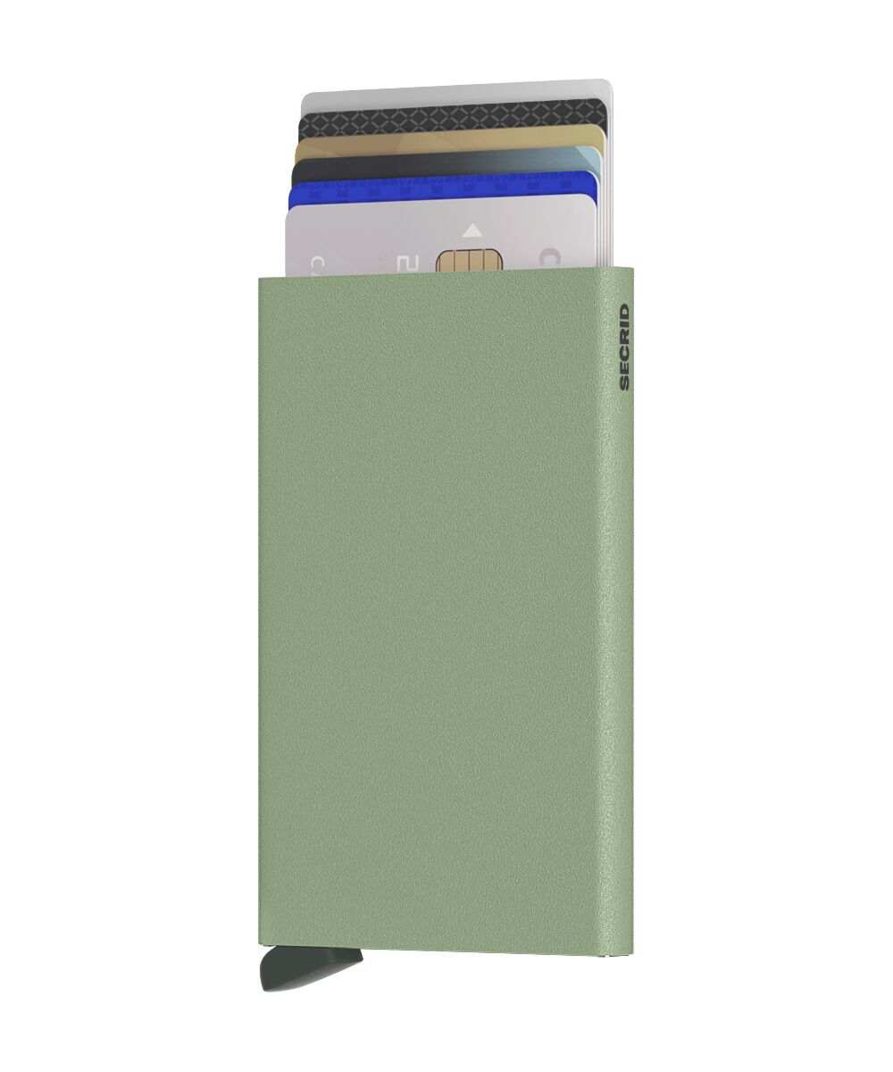 Secrid Cardprotector Powder Pistachio – mit Karten