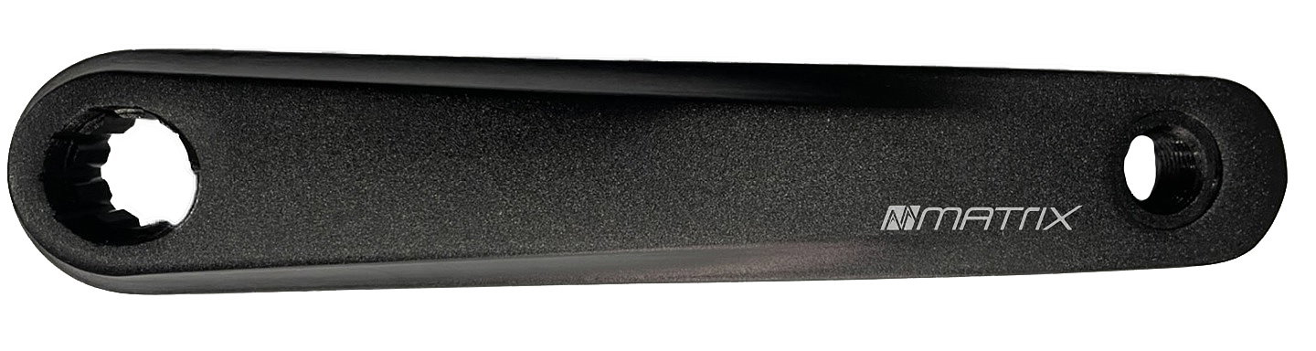MATRIX Kurbelarmsatz Alu Bosch Gen 4 schwarz 170 mm Montageverpackung