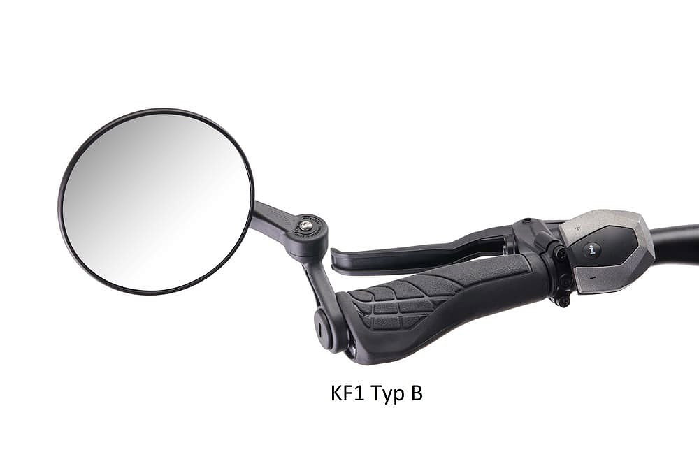 Krampe Lenkerspiegel KF1 Typ B, klappbar Lenkerinnenklemmung, links/rechts