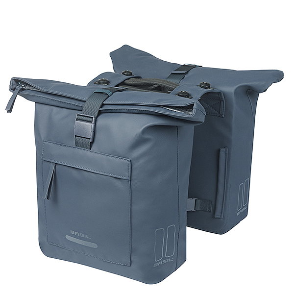Basil Doppelpacktasche Brooklyn MIK 2.0 navy