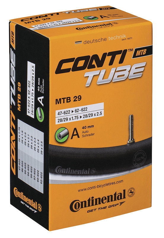 Continental Fahrradschlauch AV Ventil 28" /29" MTB 40 mm 47/62-622