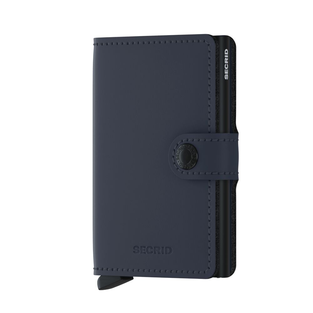 Secrid Miniwallet Matte Nightblue – Vorderansicht