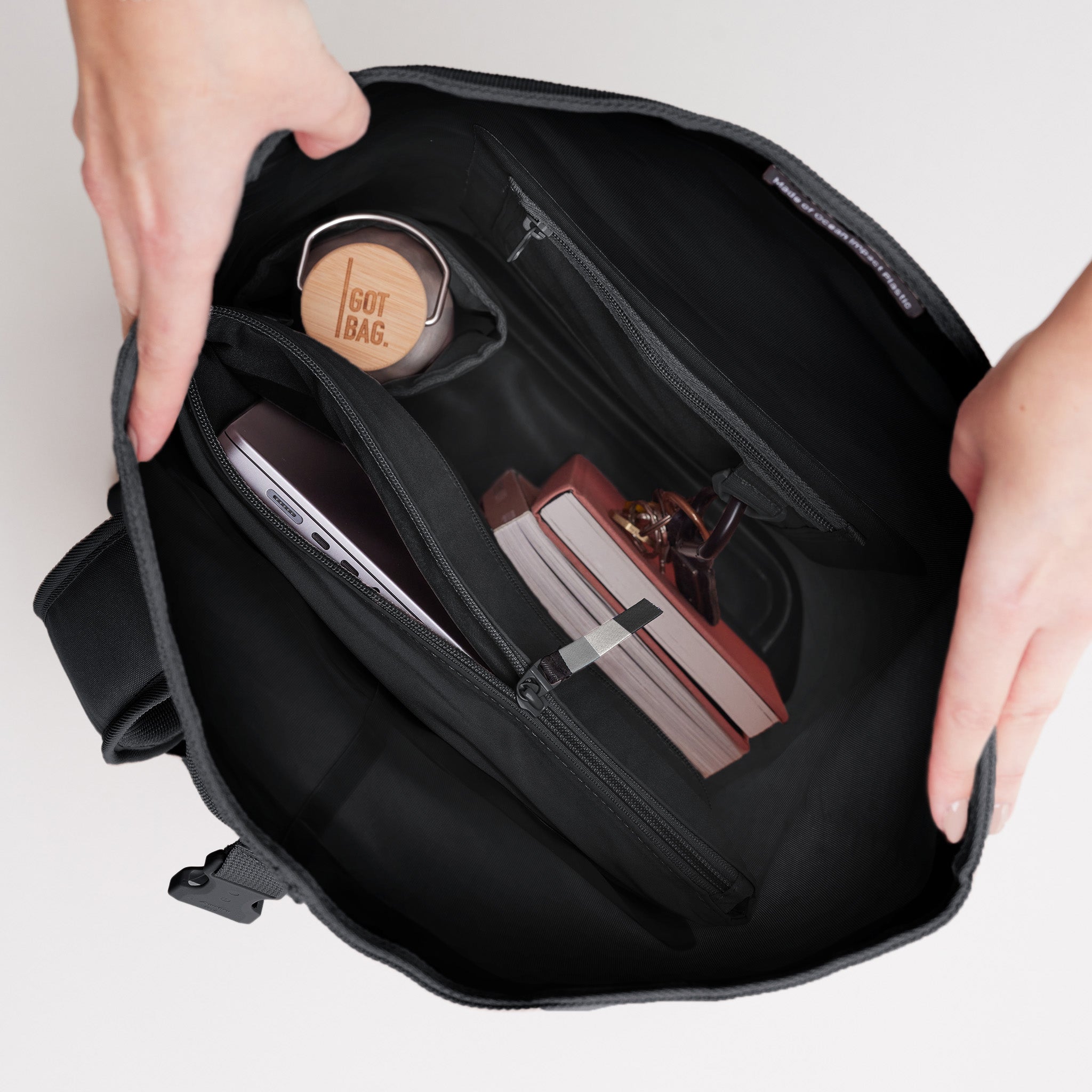 GOT BAG Rolltop 2.0 Monochrome Black