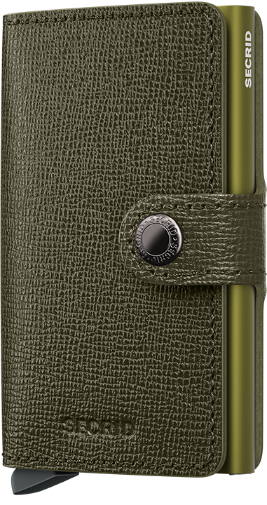 Secrid Miniwallet Crisple Kelp – Vorderansicht