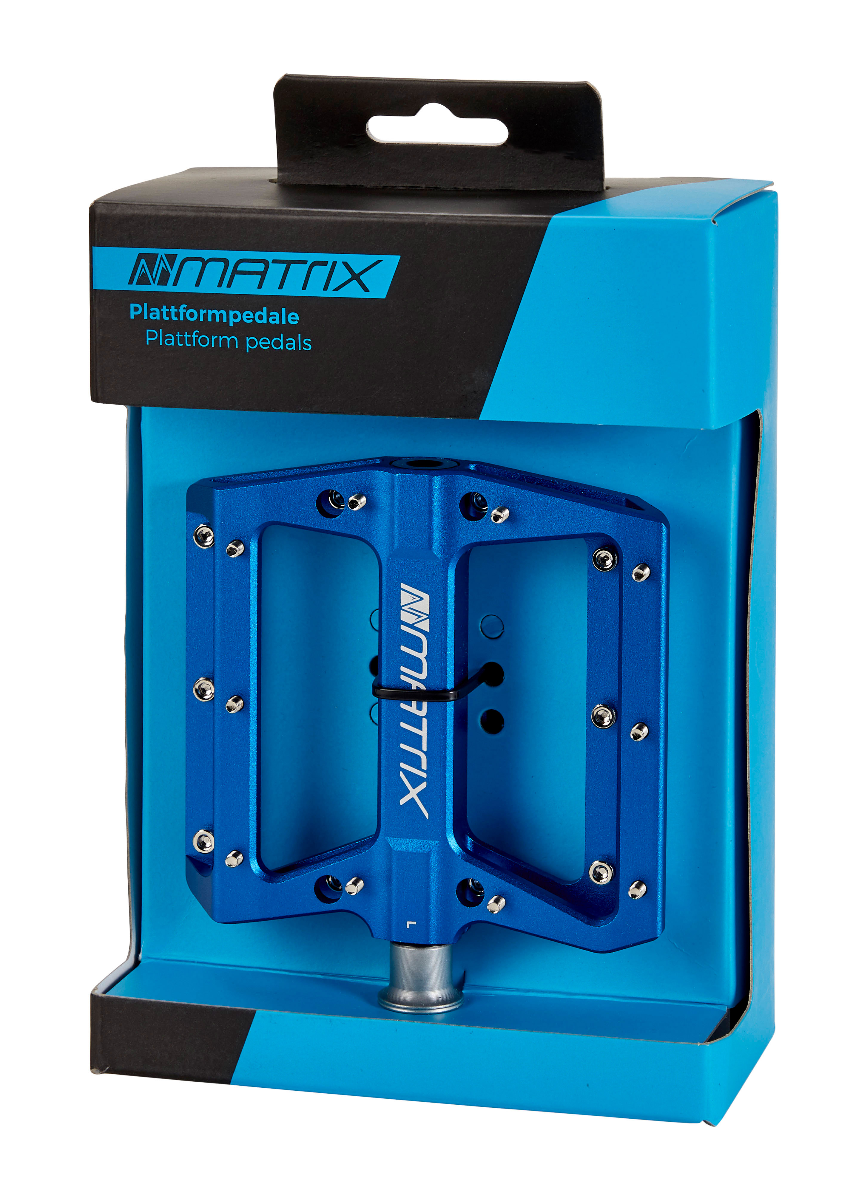 Matrix Plattform Aluminium Pedalen PE81 | Blau