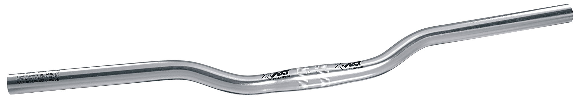 ergotec City-/Trekking Lenkerbügel Riser 620 mm silber eloxiert 10°/0° 30 mm 25,4 mm