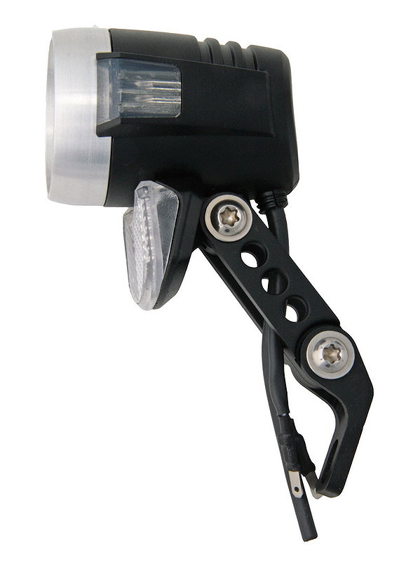 AXA E-Bike LED Scheinwerfer Blueline 50 schwarz 50 Lux  SB-Verpackung