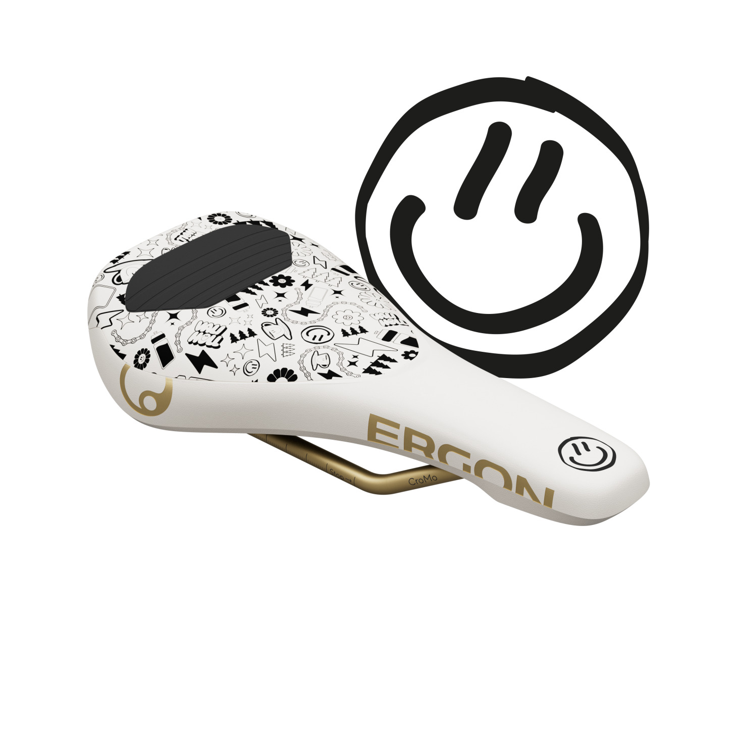 Ergon SM Downhill Comp Vali Höll Edition white
