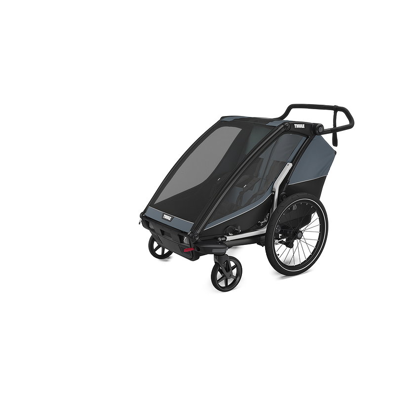 Thule Kinderanhaenger Chariot Cab 2 Sitzer Dark Slate