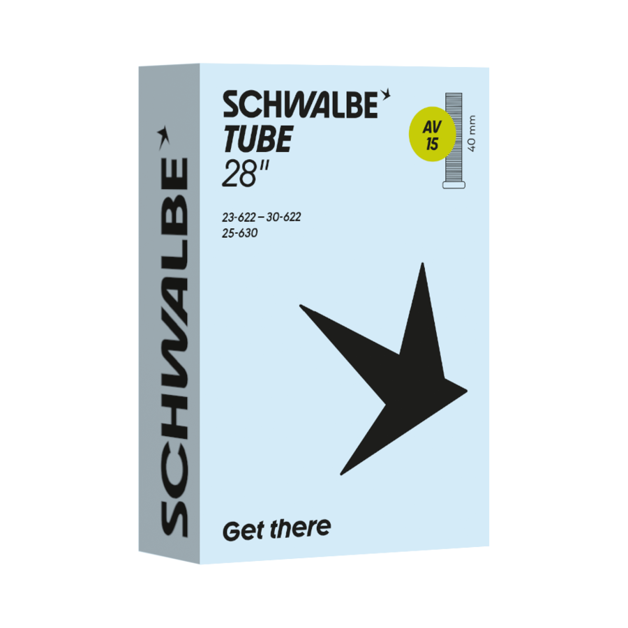 Schwalbe Fahrradschlauch AV Ventil Nr. 15 28" 40 mm 23/30-622/630