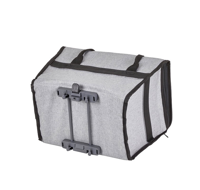 MATRIX Gepäckträgertasche Snapit grau/schwarz