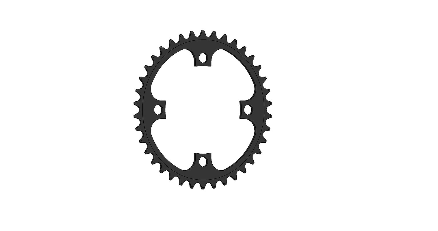 Esjot Kettenblatt für Bosch Gen 1, Gen 3 + Gen 4 1/2" x 3/32"+1/2"x11/128" 38 Zähne