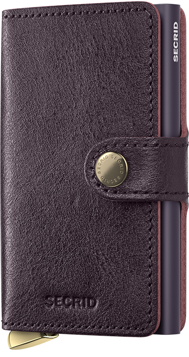 Secrid Miniwallet Basco Bordeaux+ – Vorderansicht