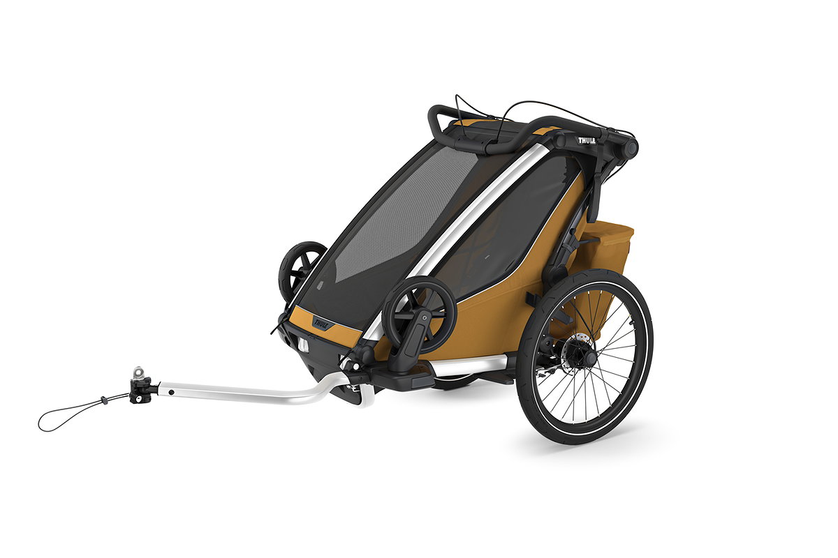 Thule Kinderanhaenger Chariot Sport 2 1 Sitzer Natural Gold