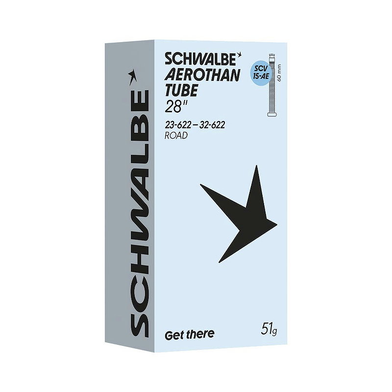 Schwalbe Fahrradschlauch Aerothan 28" SCV15-AE 60 mm 23/32-622