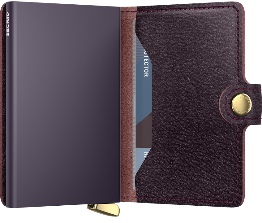Secrid Miniwallet Basco Bordeaux+ – mit Karten