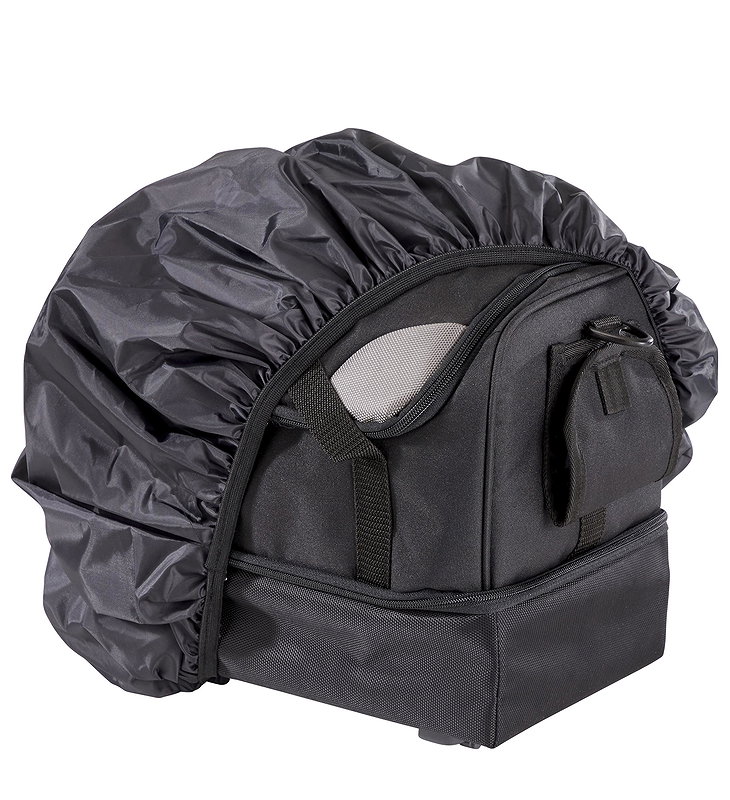 MATRIX Gepäckträgertasche Snapit schwarz/silber