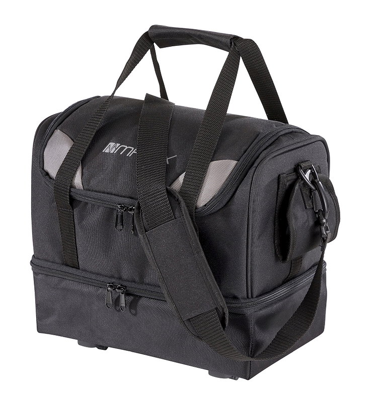 MATRIX Gepäckträgertasche Snapit schwarz/silber