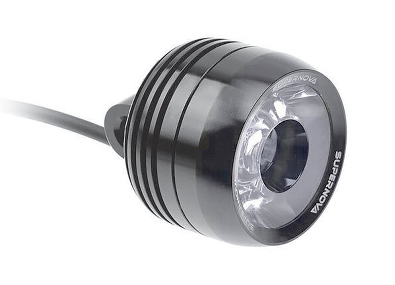 Supernova E-Bike LED Scheinwerfer Mini 2 schwarz 100 Lux, 235 Lumen