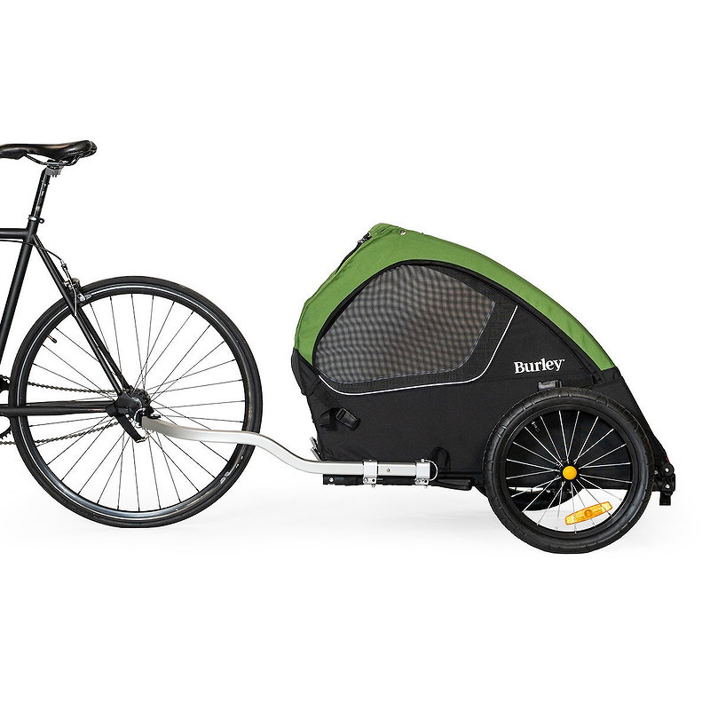 Burley Hundeanhaenger Tail Wagon schwarz gruen