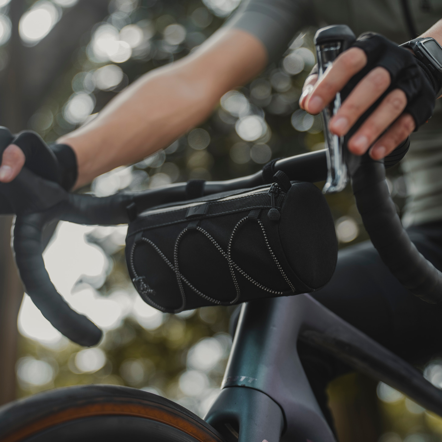 Topeak Tubular BarBag Slim, Black